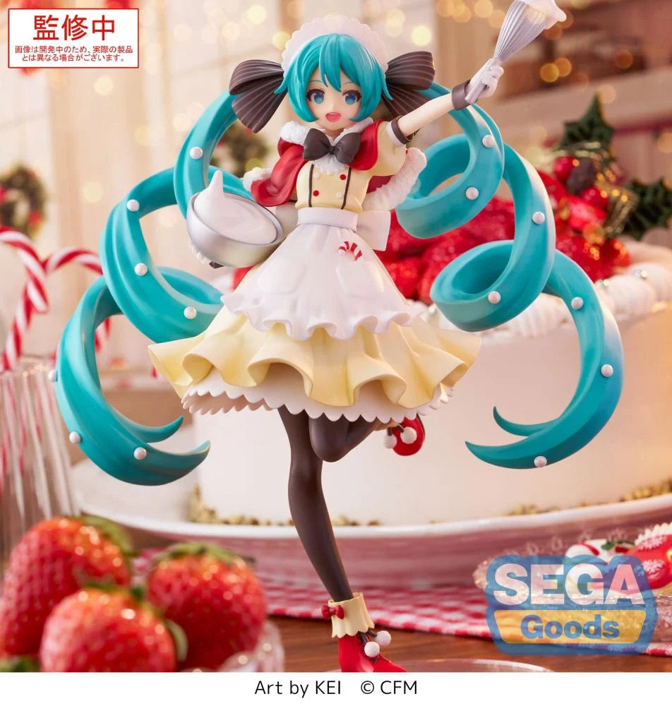 Hatsune Miku - Hatsune Miku (Christmas 2025 Ver) Luminasta Prize Figure SEGA