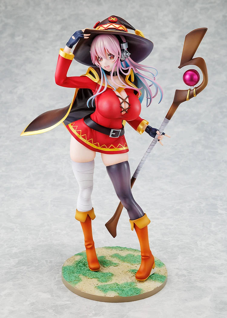 Super Sonico - Super Sonico (KONOSUBA -God's blessing on this wonderful world! Megumin Collaboration Ver) 1/7 Scale Figure KADOKAWA
