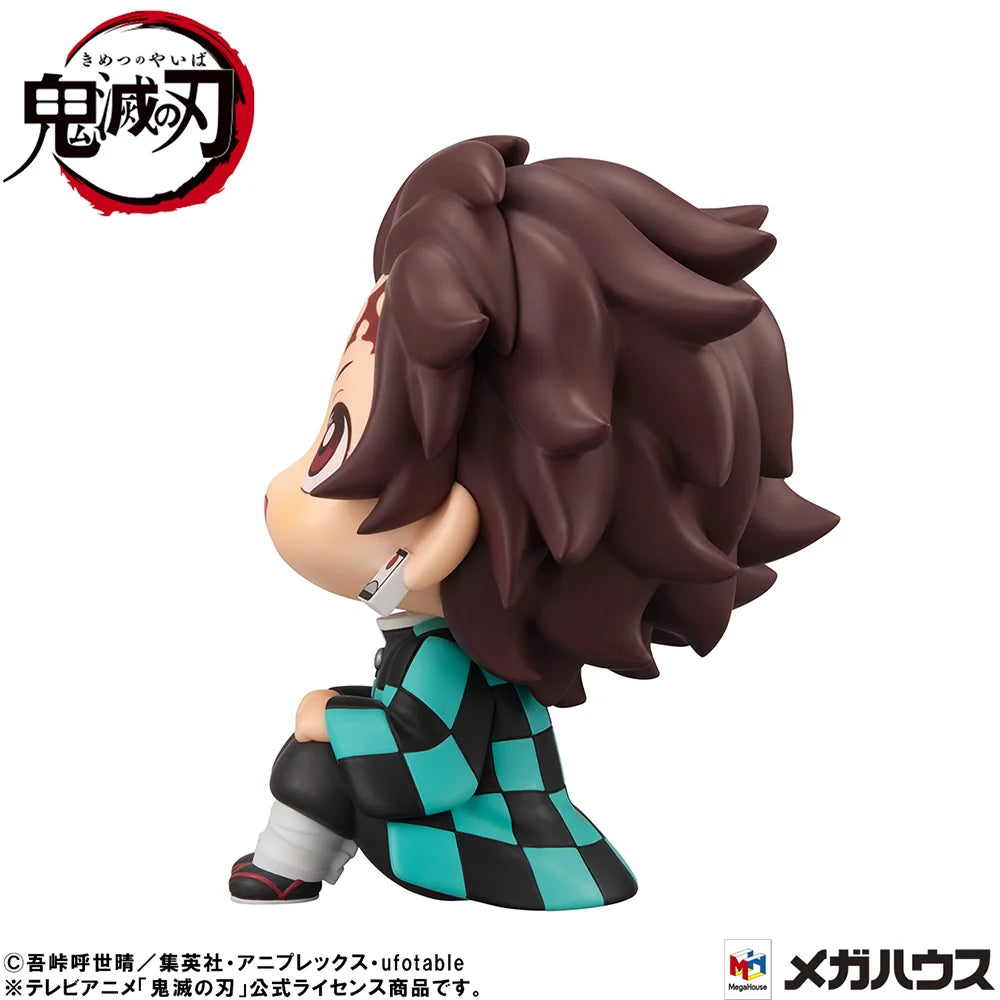 Demon Slayer: Kimetsu no Yaiba - Tanjiro Kamado (Sharp face Ver.) & Nezuko Kamado (Conquered the Sun Ver.) Set [with gift] Lookup Mini Figure MegaHouse