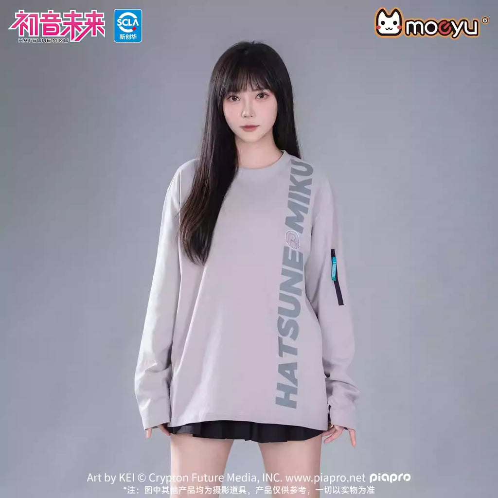 Hatsune Miku - Hatsune Miku Neon Electro Series Long-sleeved T-shirt Moeyu