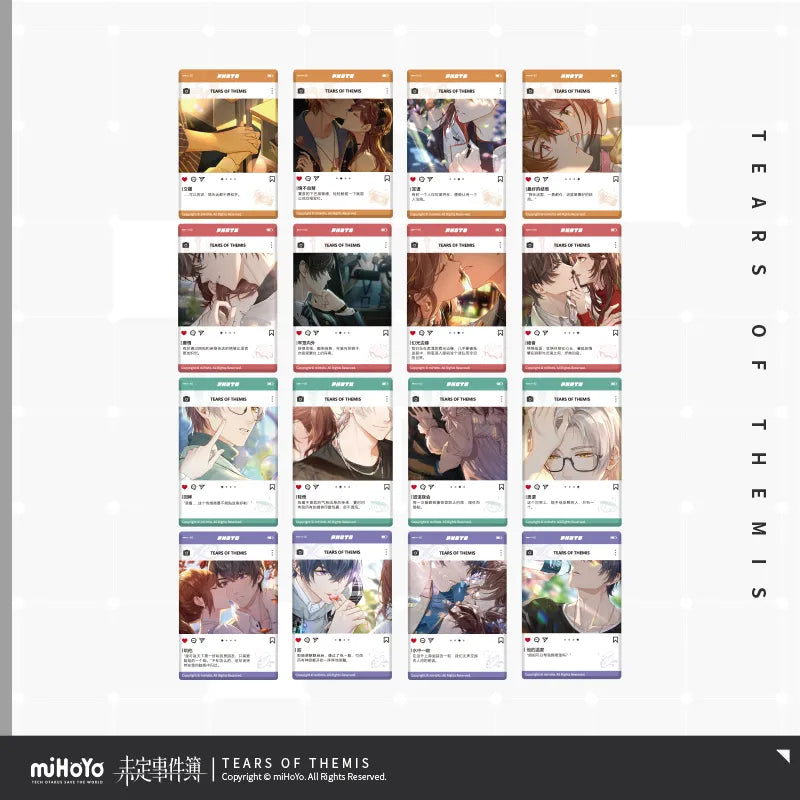Tears of Themis - Collection Series Fixed CG Acrylic Photo Card Vol.5 miHoYo