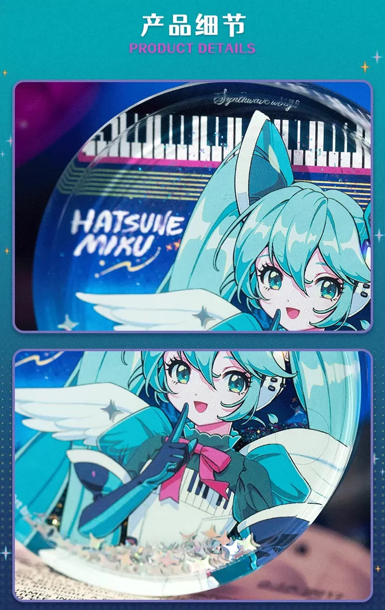 Hatsune Miku - Hatsune Miku Wings of the Synthwave Series Quicksand Badge Moeyu