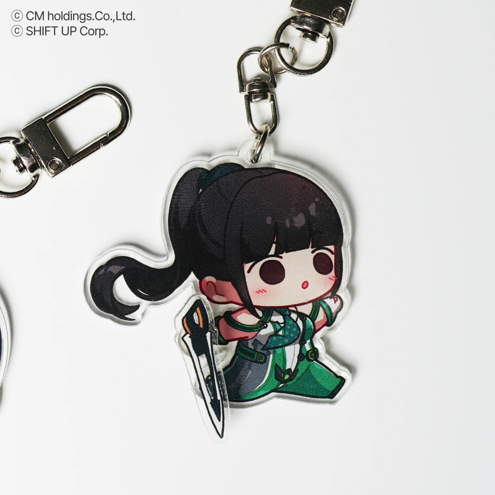 GODDESS OF VICTORY: NIKKE X Stellar Blade - EVE & Raven & Lily 03 Spin Acrylic Keyring GNF TOYZ