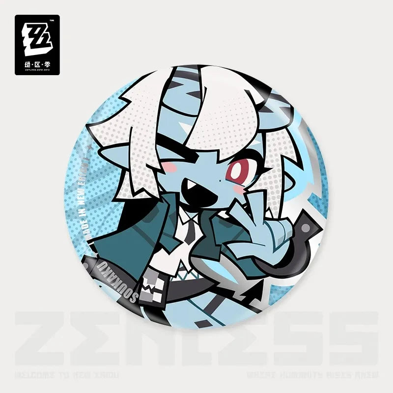 Zenless Zone Zero - Section 6 Ridu Chibi Badge miHoYo