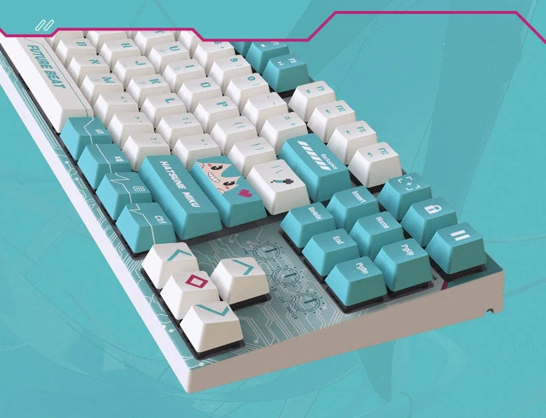 Hatsune Miku - Future Beat Varmilo Mechanical Keyboard Moeyu
