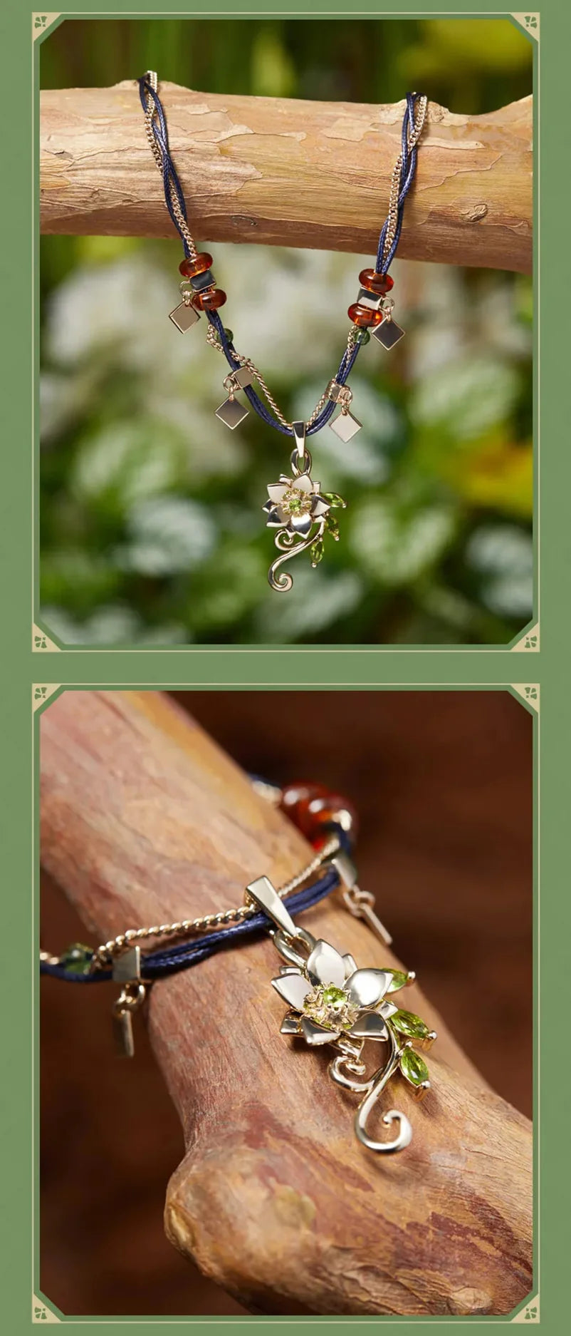 Genshin Impact - Forest And Sand Series Tighnari Impression Necklace & Brooch miHoYo