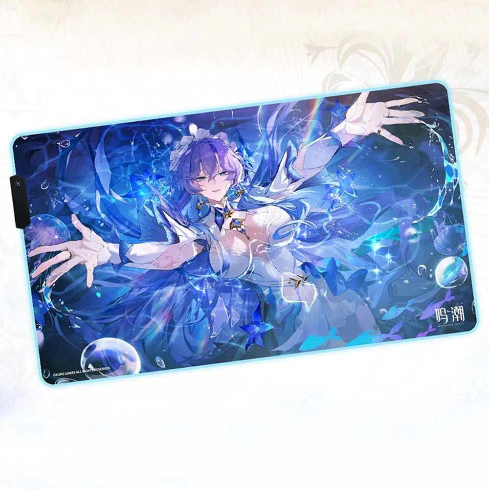Wuthering Waves - Resonator Series Themed Cantarella RGB Glowing Mouse Pad KURO GAMES