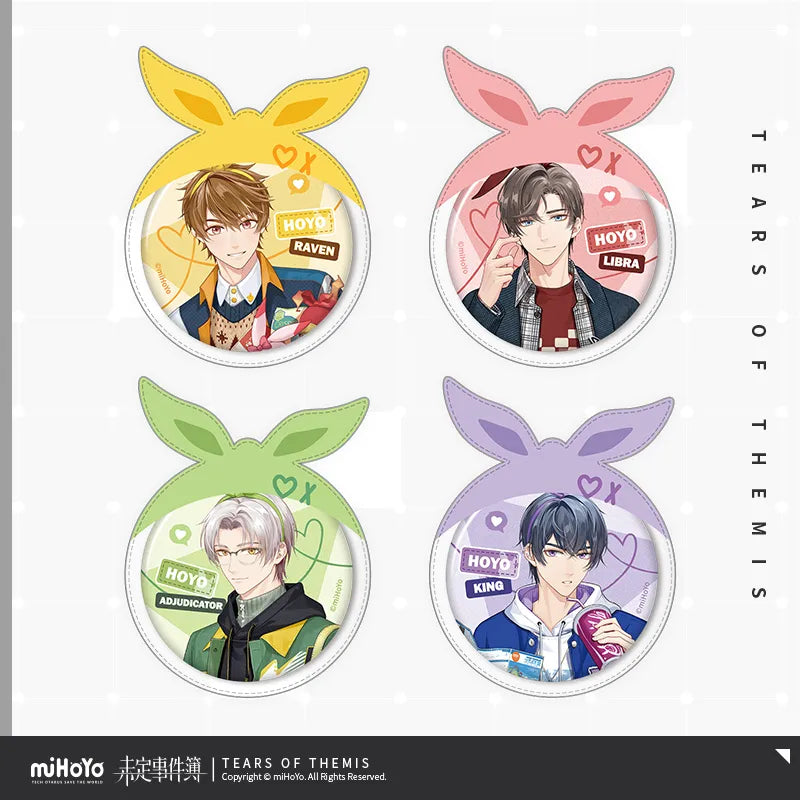Tears of Themis - HoHo Luck Series Badge & Protective Case Set miHoYo