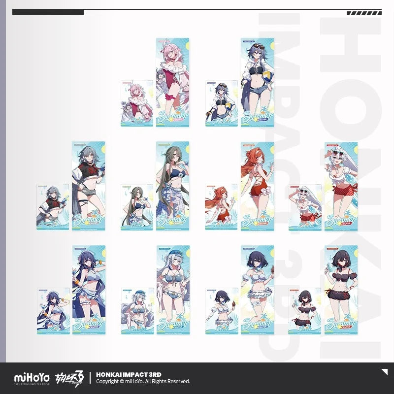 Honkai Impact 3rd - Summer Series Laser Ticket & Transparent Card Blind Box miHoYo