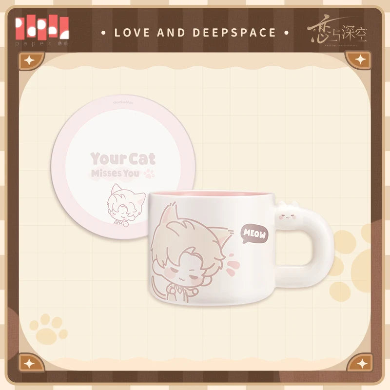 Love and Deepspace - Your Cat Misses You Series Mug InFold Games