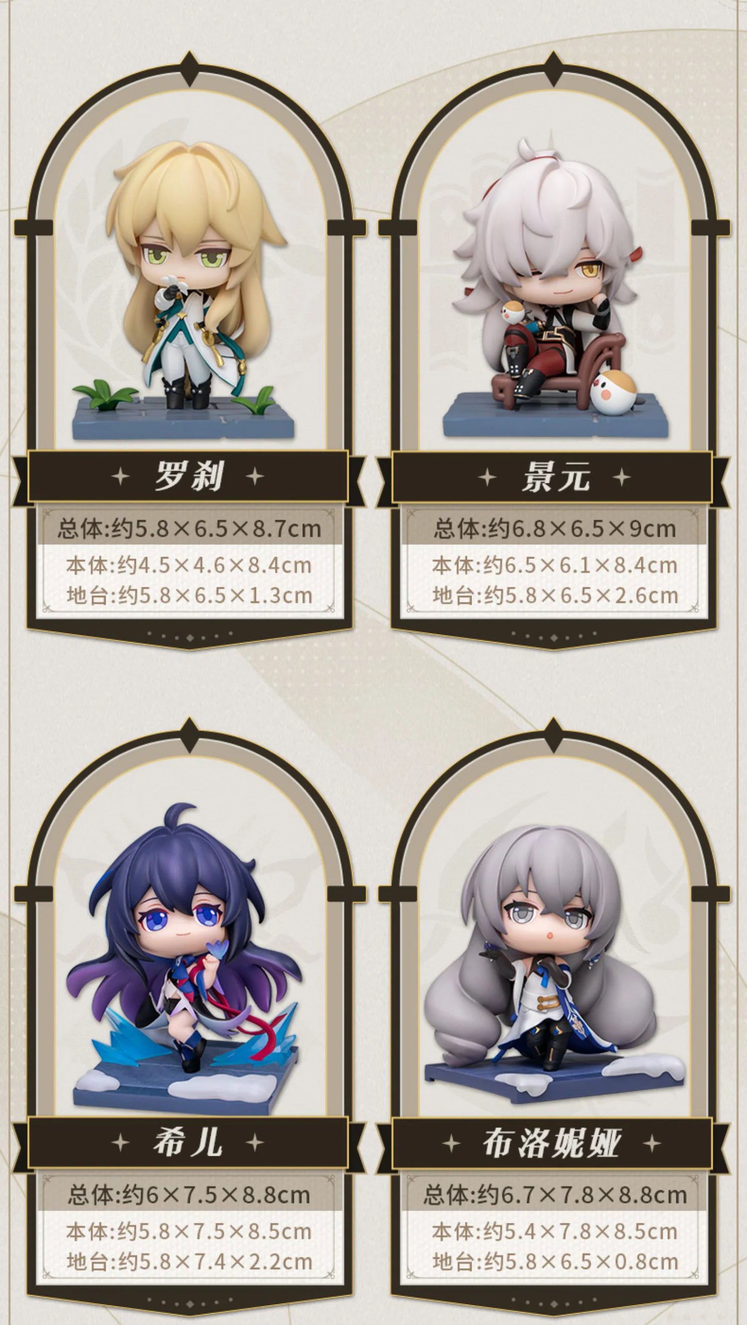 Honkai: Star Rail - Time of the First Voyage Cute Collectible Figures Apex Innovation