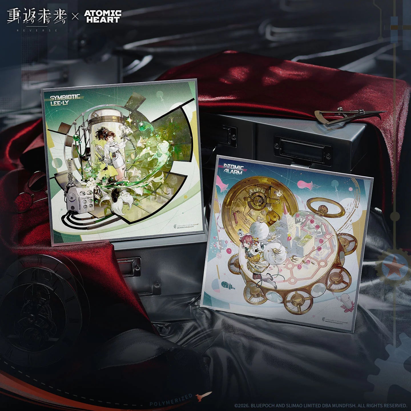 Reverse: 1999 - A Machinery-Themed Glimpse into the Future Garment Shikishi Board BLUEPOCH