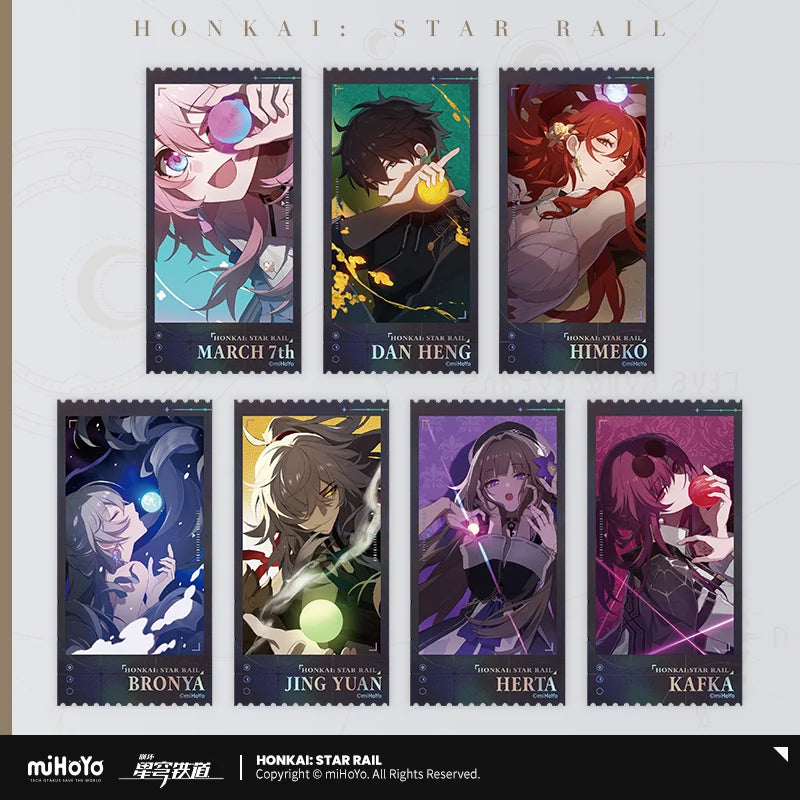 Honkai: Star Rail - Departure Countdown Series Laser Commemorative Ticket Set miHoYo