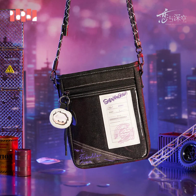 Love and Deepspace - Forbidden Zone Pursuit Series Denim Crossbody Bag InFold Games