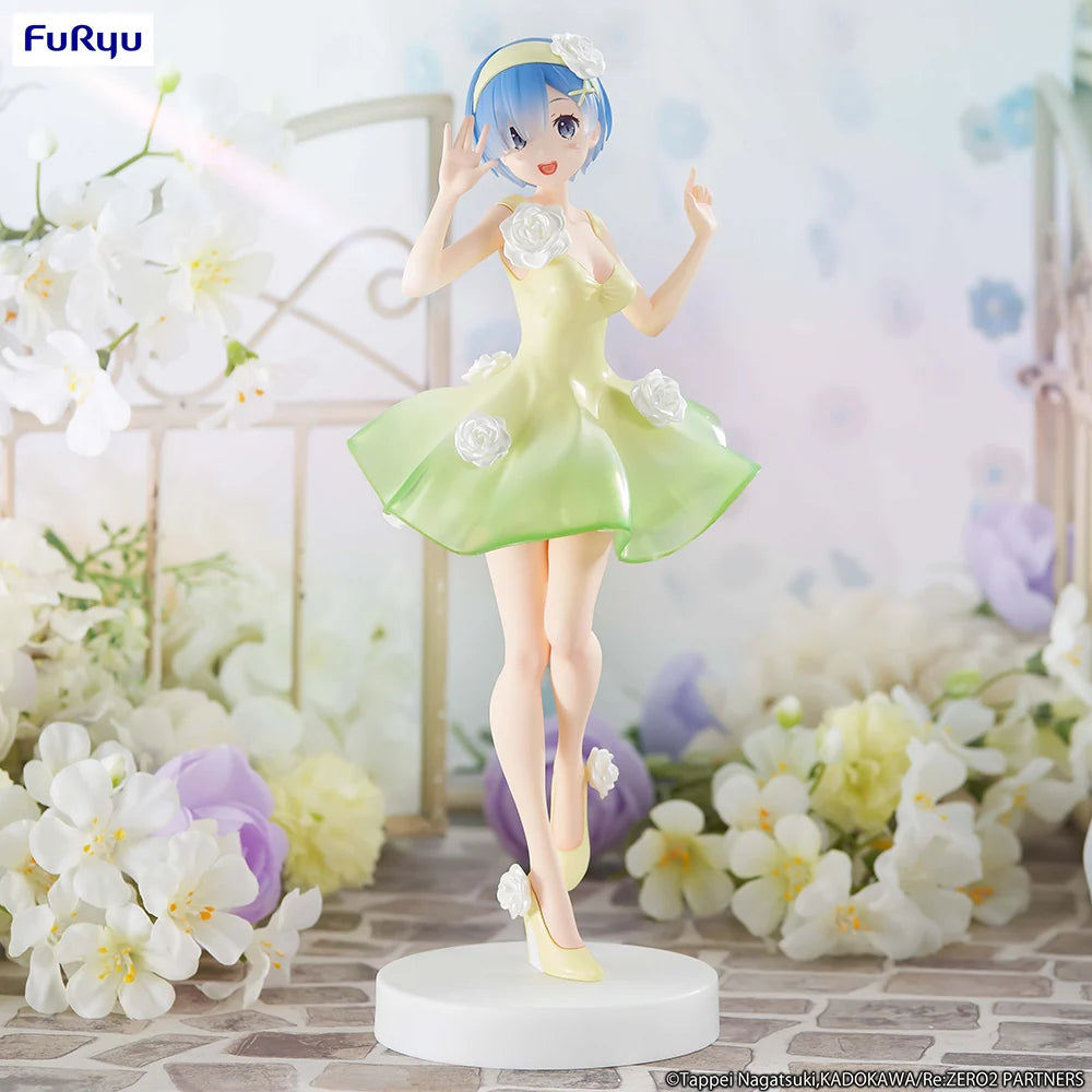 Re:ZERO Starting Life in Another World - Rem(Flower Dress Ver.) Trio-Try-iT Prize Figure FuRyu Corporation