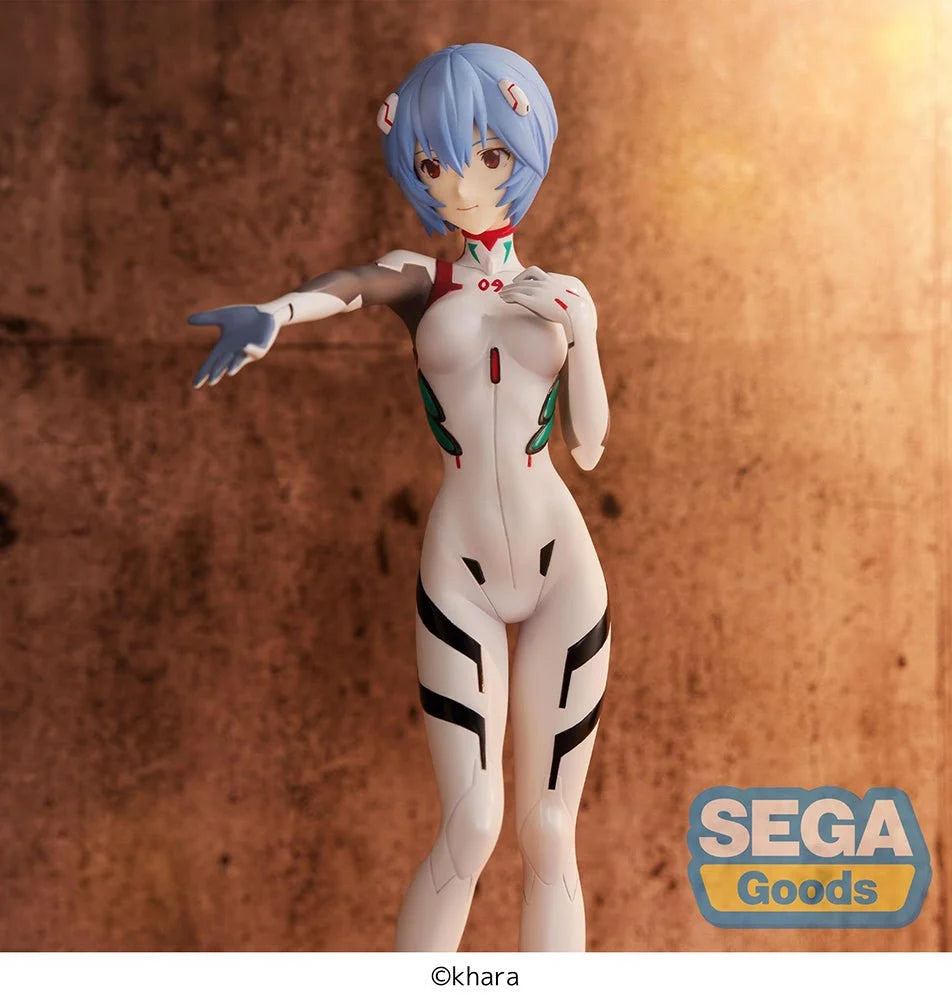 EVANGELION - Thrice Upon a Time Rei Ayanami Hand Over/Momentary White Prize Figure SEGA