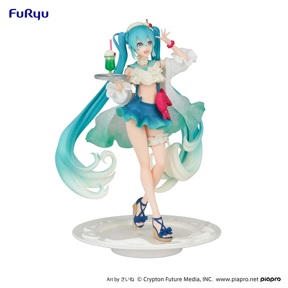 Hatsune Miku - Hatsune Miku(Melon Soda Float Ver.) SweetSweets Series Exceed Creative Prize Figure FuRyu Corporation