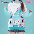 Hatsune Miku - Hatsune Miku Squinty Eyes Plush Crossbody Bag Moeyu