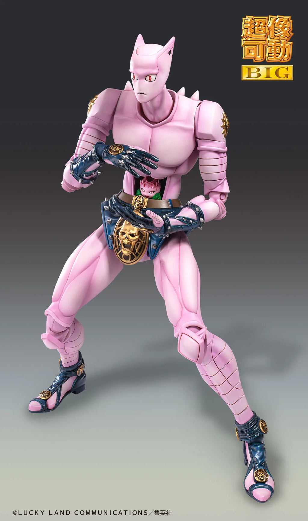 JoJo's Bizarre Adventure: Diamond Is Unbreakable - Yoshikage Kira & KILLER QUEEN Action Figure MEDICOS ENTERTAINMENT
