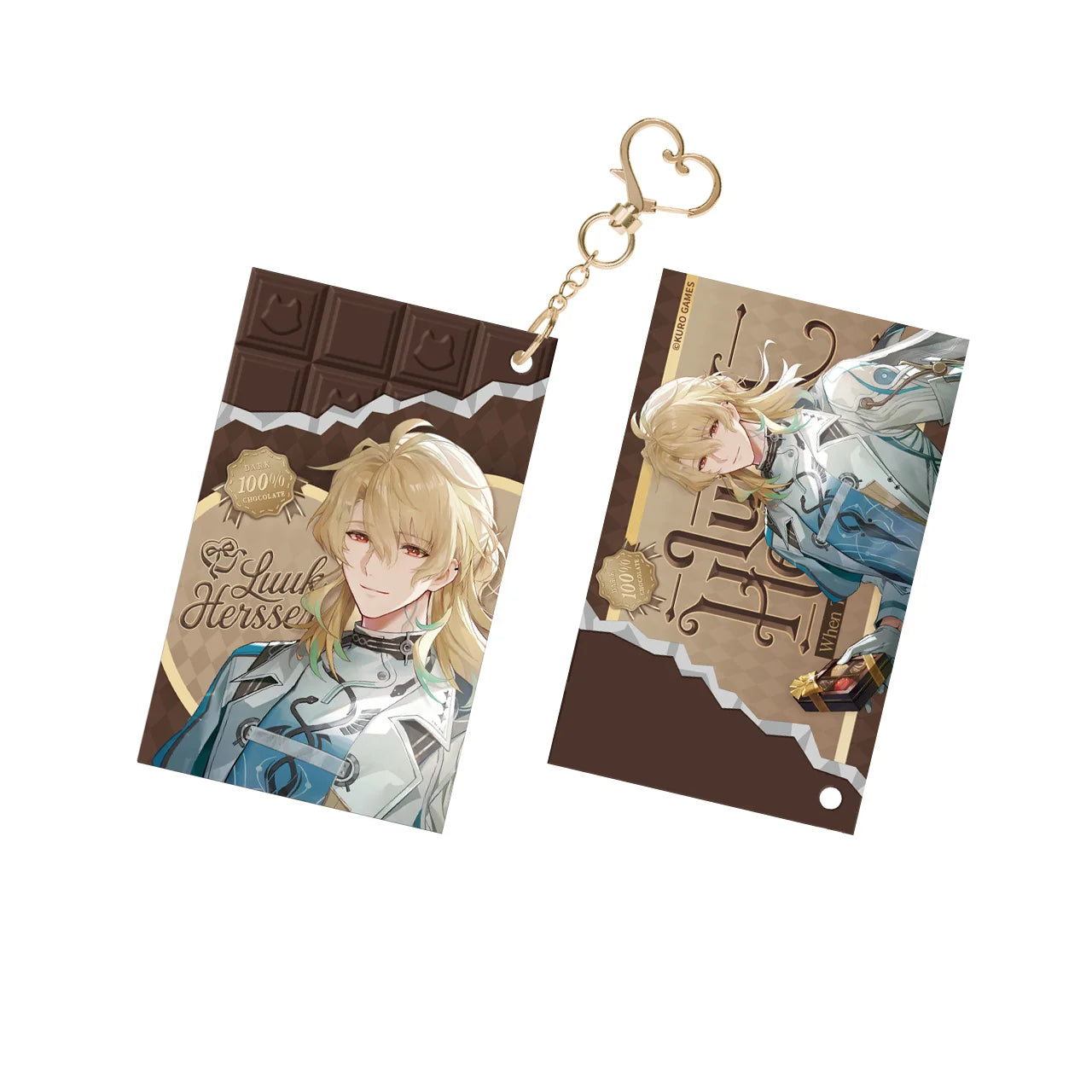 Wuthering Waves - Mornye & Luuk Herssen When Two Hearts Collide Chocolate Keychain KURO GAMES