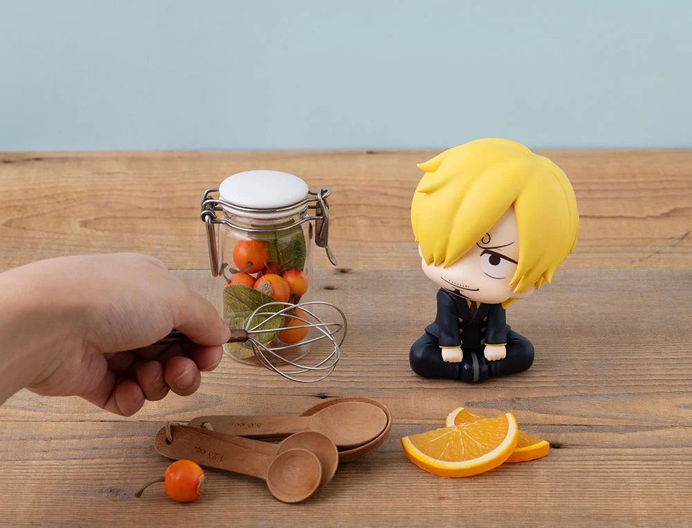 One Piece - Sanji & Nami Set [with Cloche & Orange] Look Up Mini Figure Megahouse