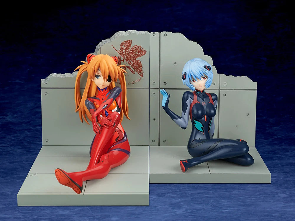 Rebuild of Evangelion - Rei Ayanami & Asuka Shikinami Langley (Plugsuit Ver.) 1/7 Scale Figure BellFine