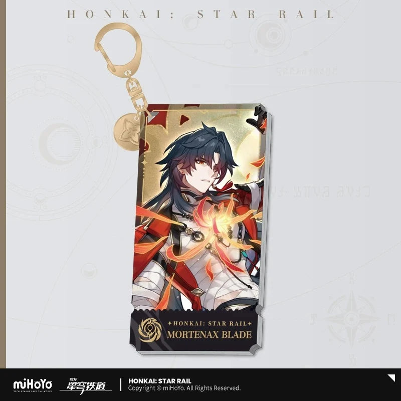Honkai: Star Rail - The Nihility Path Character Acrylic Warp Artwork Acrylic Keychain miHoYo