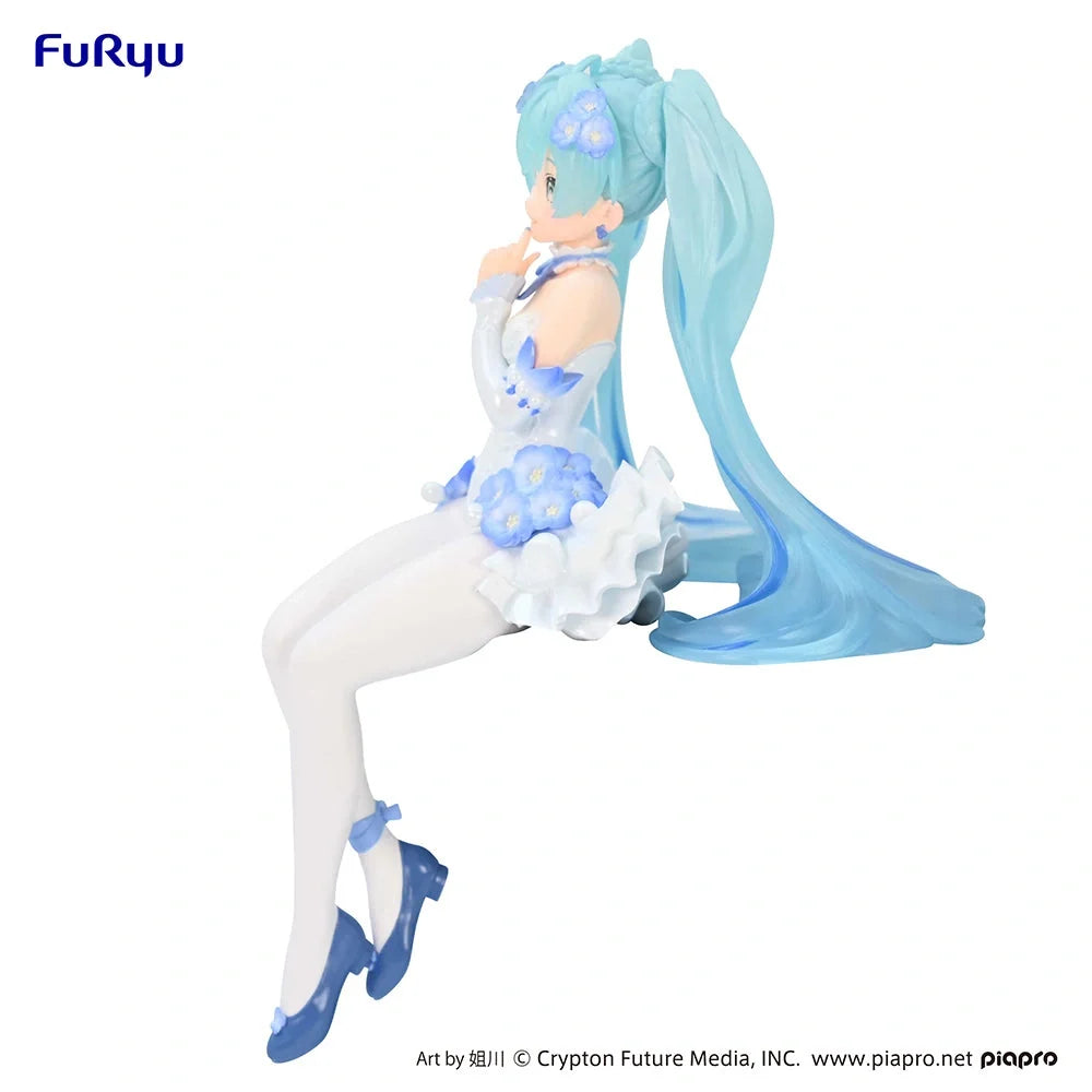 Hatsune Miku - Hatsune Miku(Flower Fairy Nemophila Ver. re-run) Noodle Stopper Prize Figure FuRyu Corporation