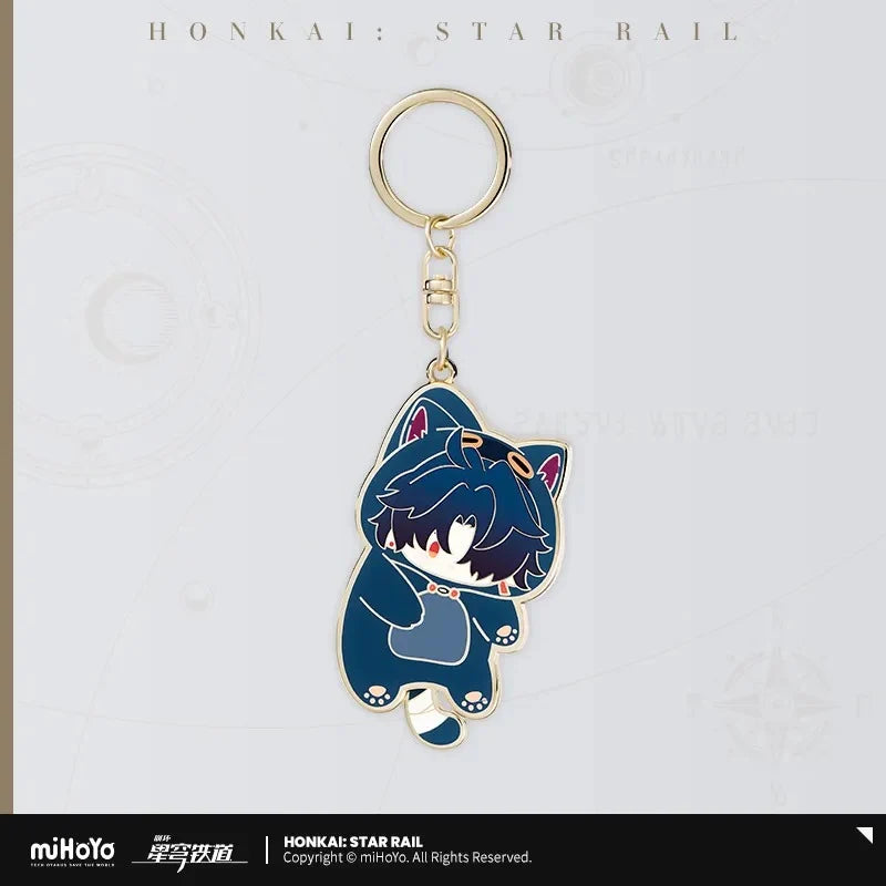 Honkai: Star Rail - Boys Dorm Series Chibi Metal Keychain miHoYo