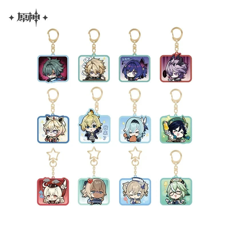 Genshin Impact - Mondstadt City Chibi Acrylic Keychain miHoYo