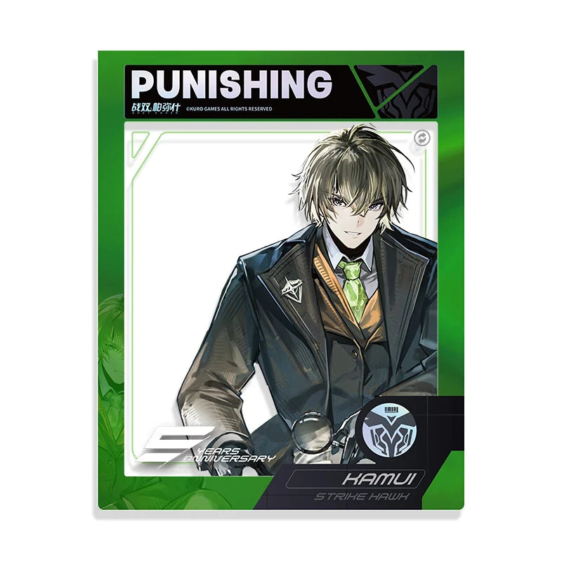 Punishing: Gray Raven - Invisible Rainfall Theme 5th Anniversary Celebration Art Paper Frame Card KURO GAMES