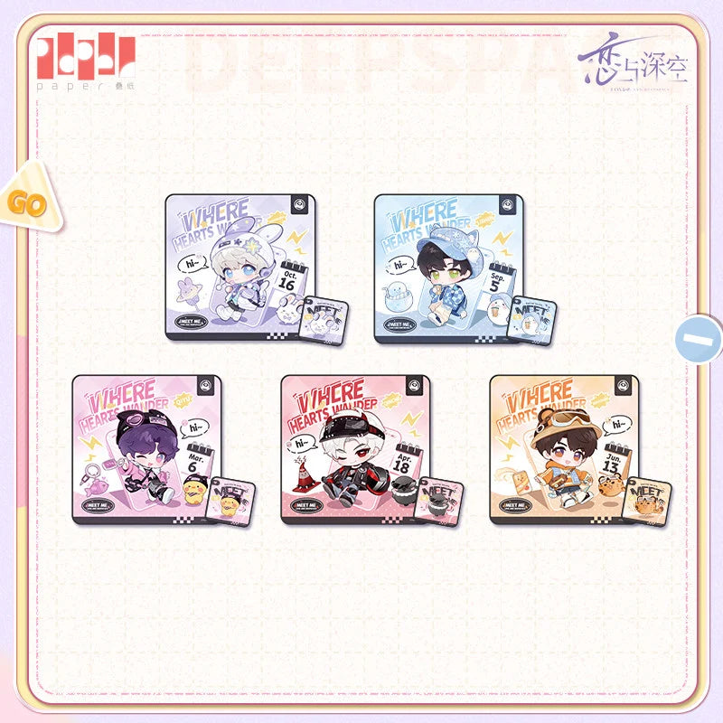 Love and Deepspace - Heartbound Journey Series Sticker Fabric InFold Games