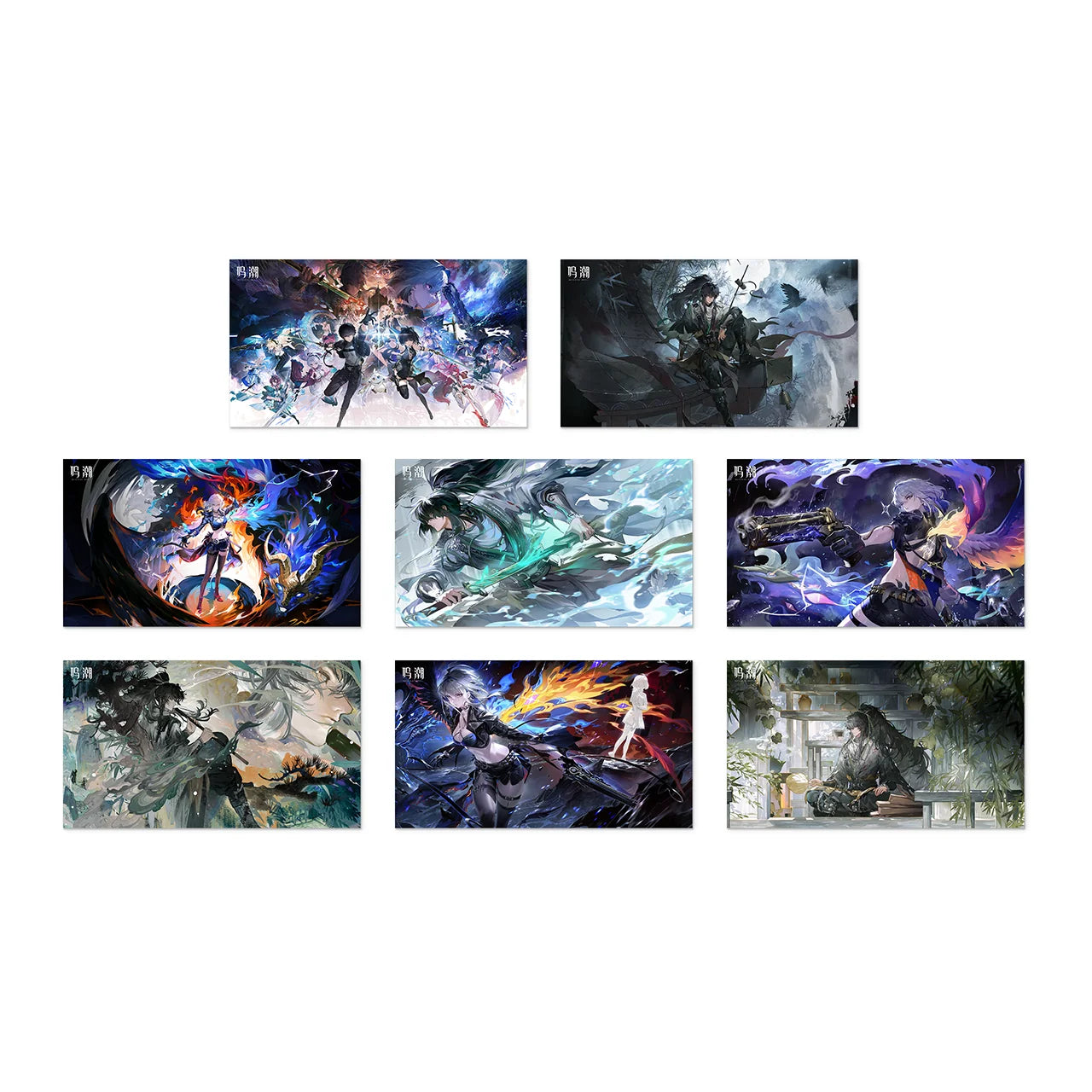 Wuthering Waves - Resonator Themed Graphic Postcard Set KURO GAMES