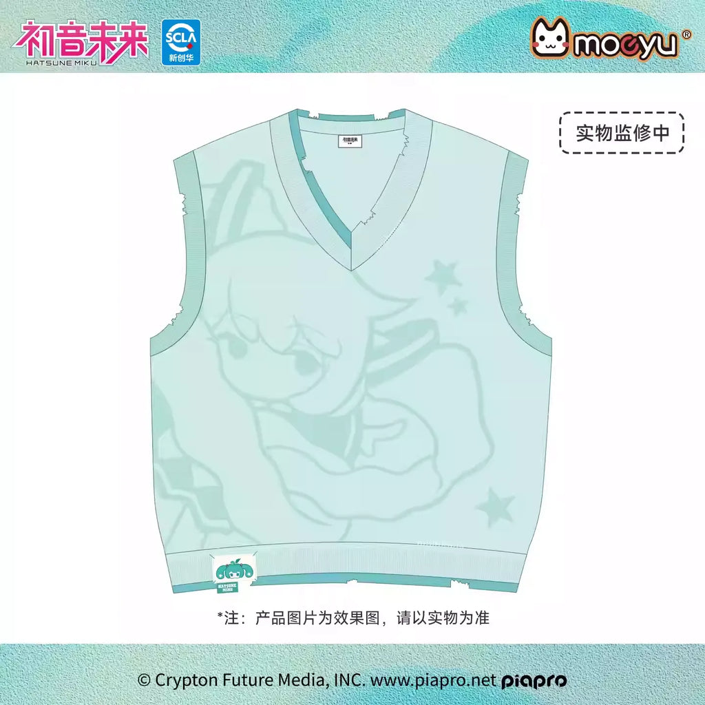 Hatsune Miku - Millennium Rock Candy Series V-neck knitwear Moeyu