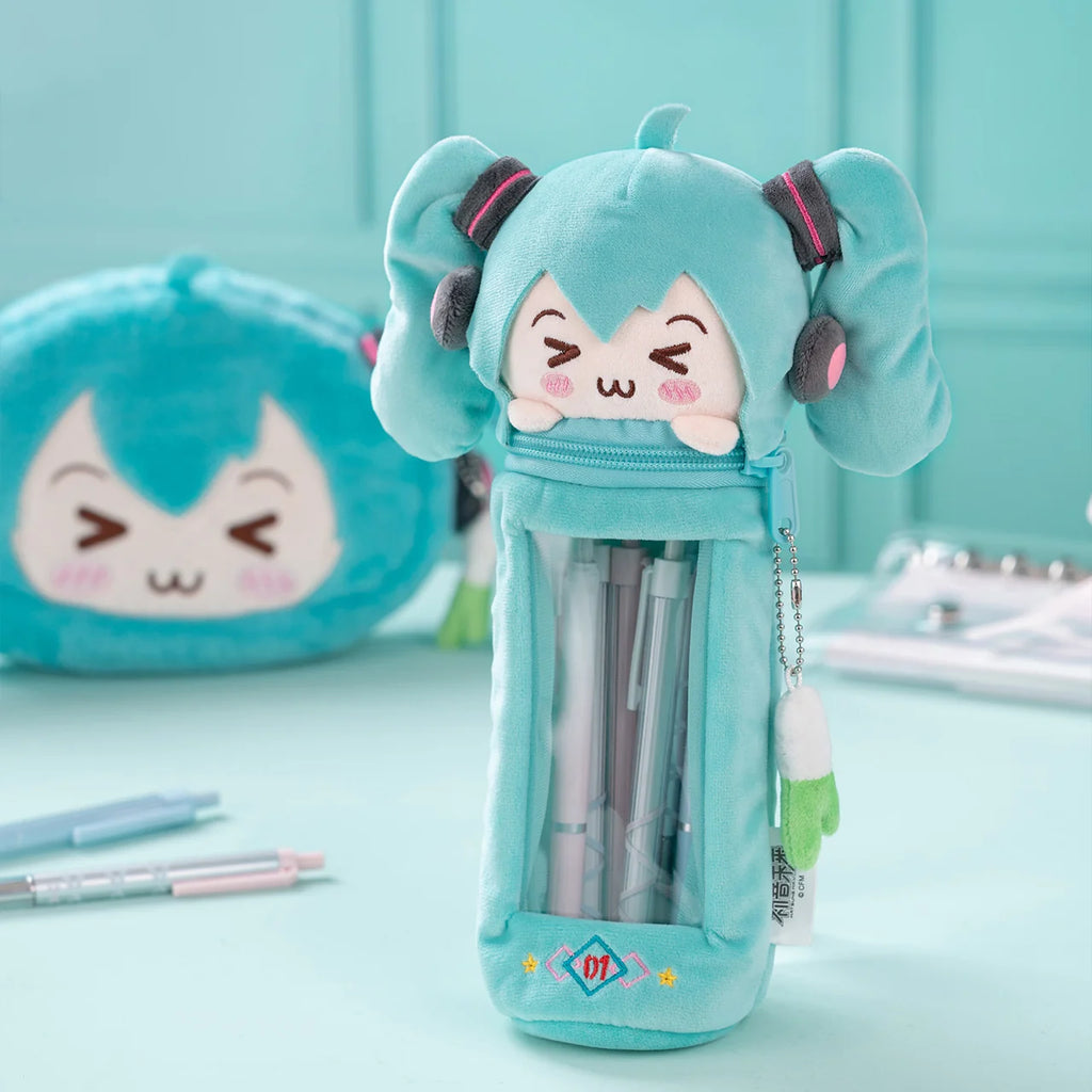 Hatsune Miku - Hatsune Miku Squinty Eyes Series Pen Container Plushie Moeyu