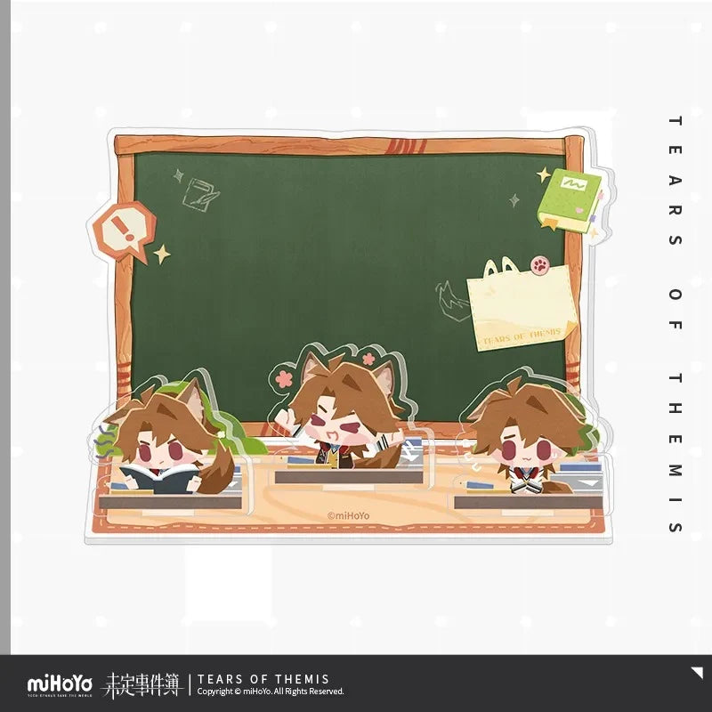 Tears of Themis - My Fur-ever Schoolmale Series Chibi Message Acrylic Stand miHoYo