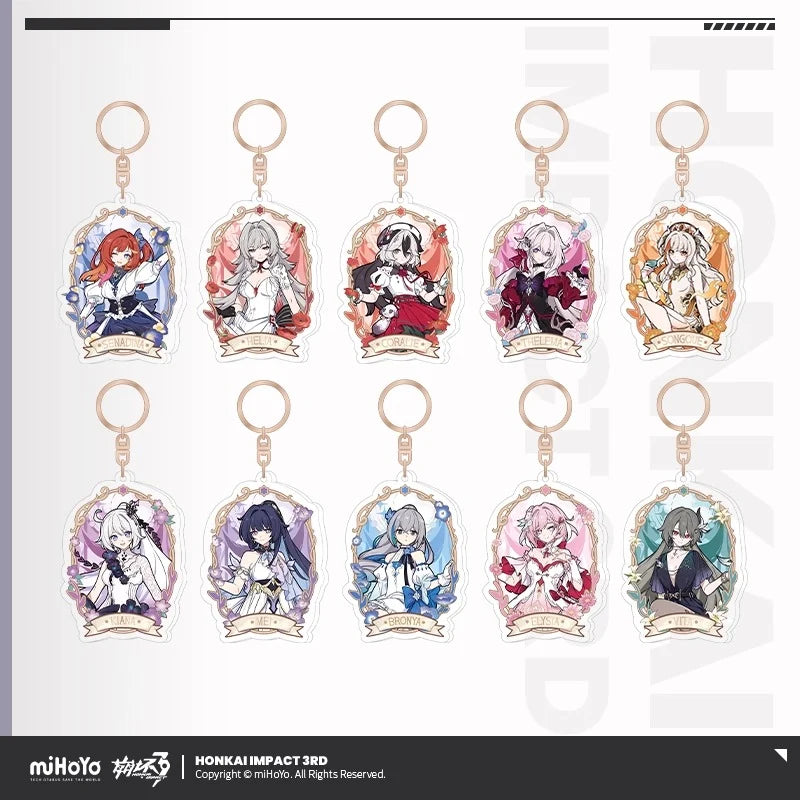 Honkai Impact 3rd - Night Blooming Elegance Series Acrylic Keychain miHoYo