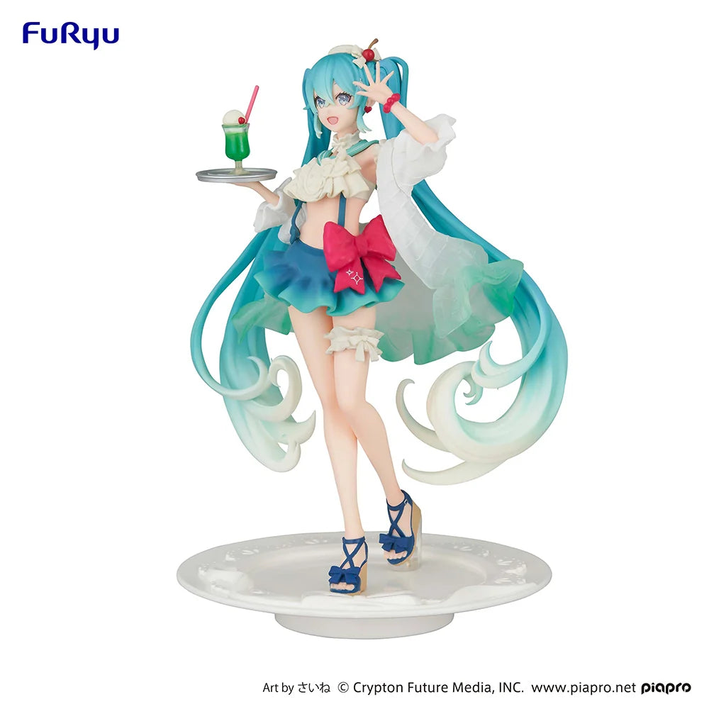 Hatsune Miku - Hatsune Miku(Melon Soda Float Ver.) SweetSweets Series Exceed Creative Prize Figure FuRyu Corporation