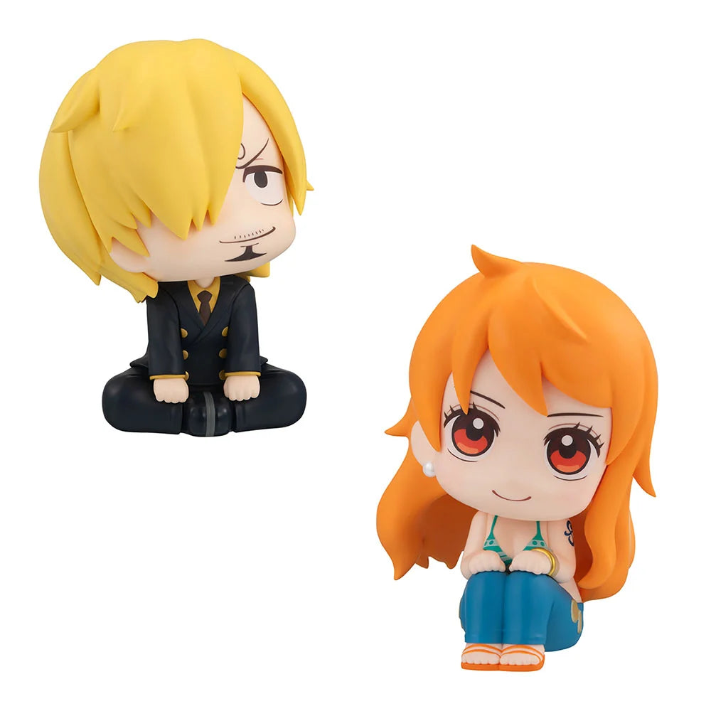 One Piece - Sanji & Nami Set [with Cloche & Orange] Look Up Mini Figure Megahouse