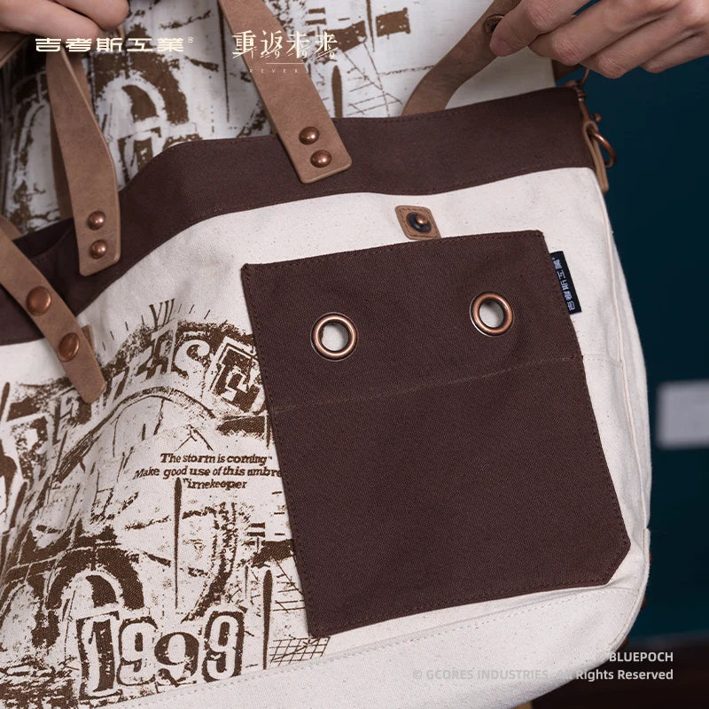 Reverse: 1999 - Woven Rainlines Crossbody Bag BLUEPOCH