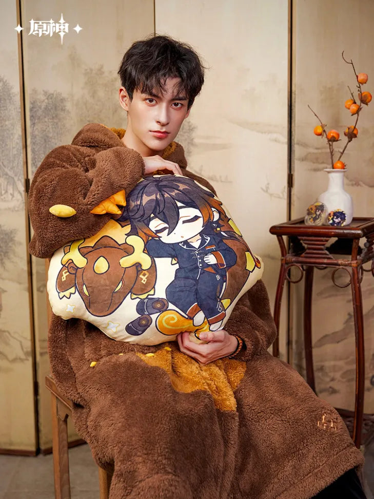 Genshin Impact - Zhongli Impression Rex Lapis Throw Pillow miHoYo