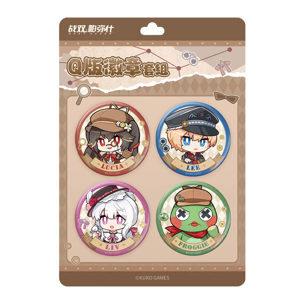 Punishing: Gray Raven - Mistbound Twilight Chibi Badge Set KURO GAMES