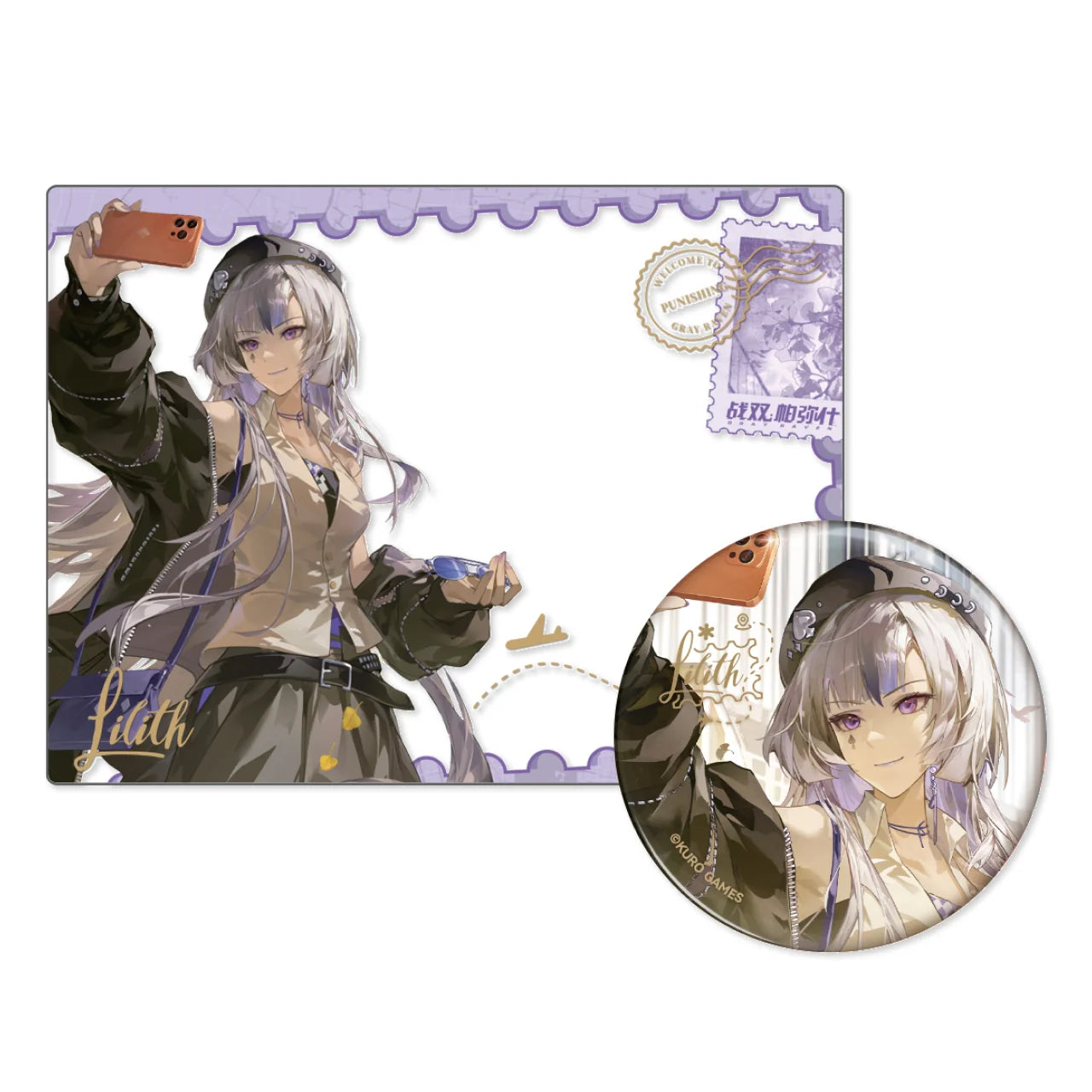 Punishing: Gray Raven - Echoes of Elsewhere 6th Anniversary Badge Transparent Card Set KURO GAMES