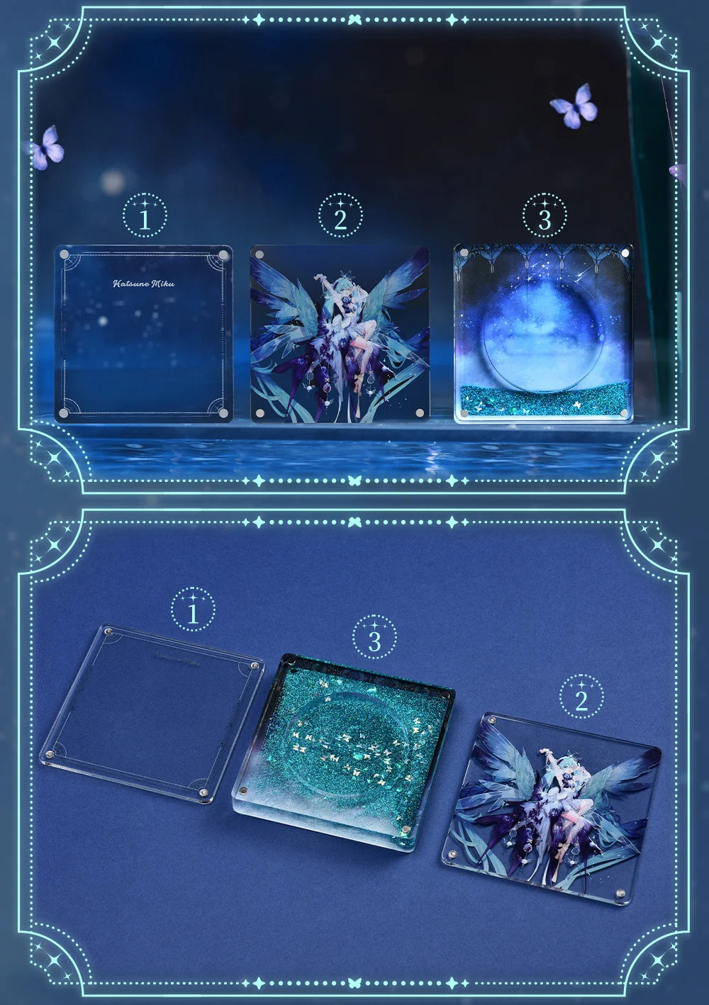 Hatsune Miku - Hatsune Miku Miku Dreamland Acrylic Ornaments BEMOE
