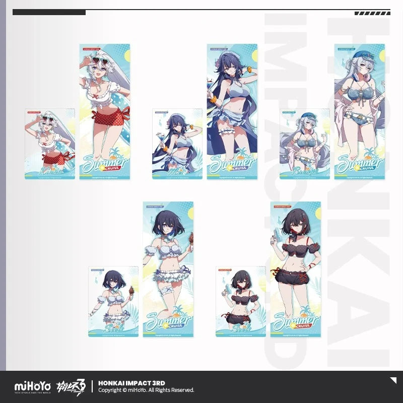 Honkai Impact 3rd - Summer Series Laser Ticket & Transparent Card Blind Box miHoYo