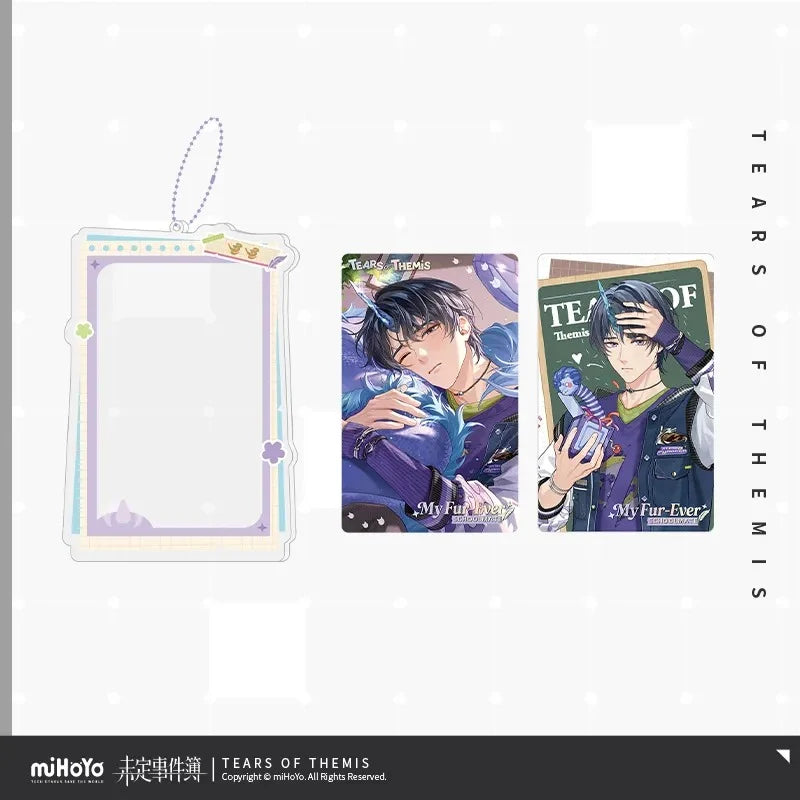 Tears of Themis - My Fur-ever Schoolmale Series Acrylic Photo Frame Commemorative Set miHoYo