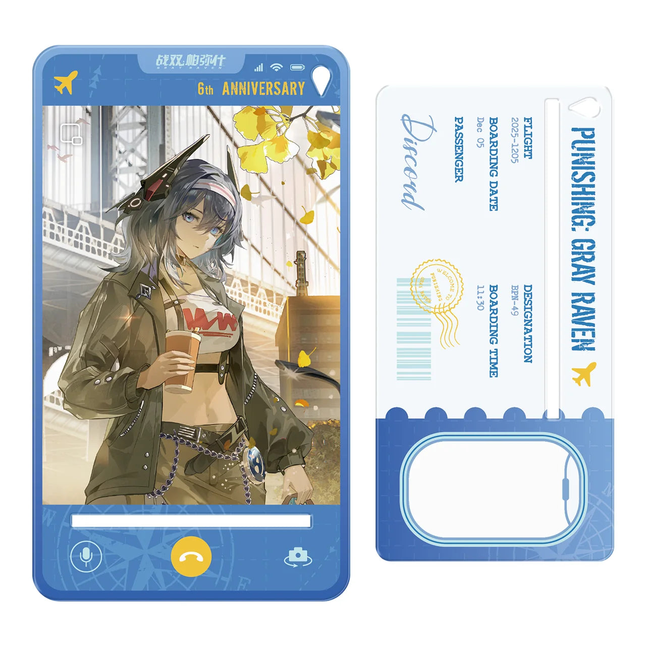Punishing: Gray Raven - Echoes of Elsewhere 6th Anniversary Display Standee KURO GAMES