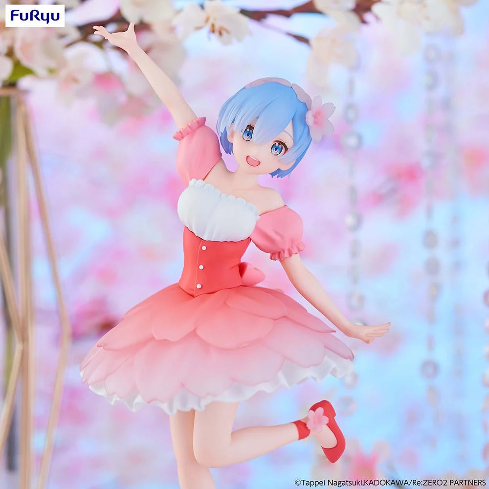 Re:Zero - Trio Try iT Figure Rem Cherry Blossoms Prize Figure FuRyu Corporation