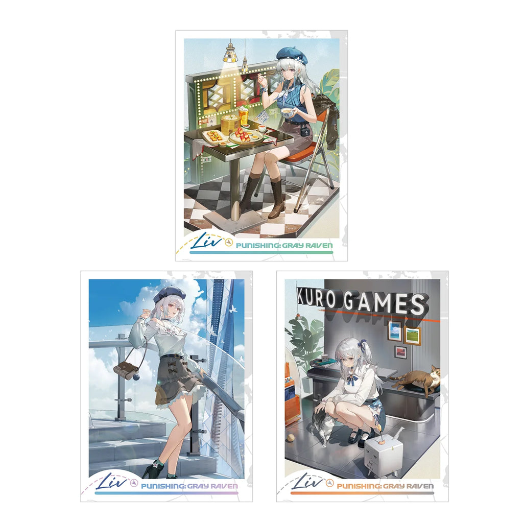Punishing: Gray Raven - Liv Travel Notes Polaroid Set KURO GAMES
