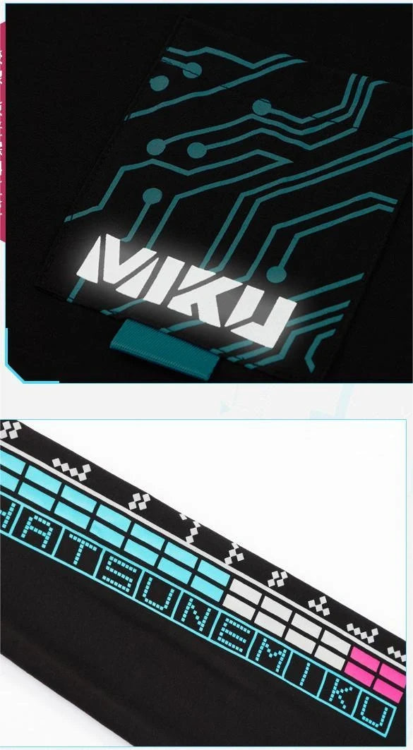 Hatsune Miku - Hatsune Miku Tech Wear Long Sleeves T-Shirt Moeyu